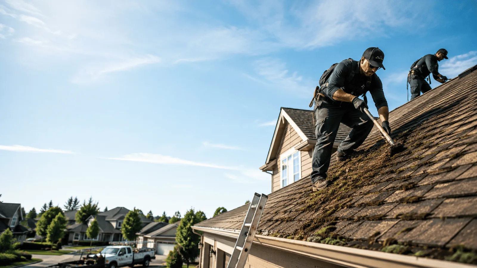 Roof Moss Removal in Mercer, WI near me